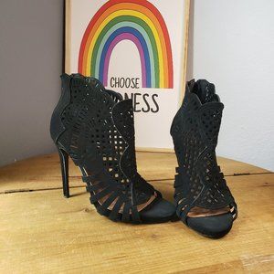 Pazzle Cutout Stiletto Heels Size 8.5